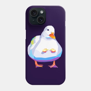 Cute Duck Wpap Pop Art Phone Case