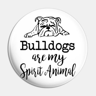 Bulldog puppy cute bulldog owner gift Pin