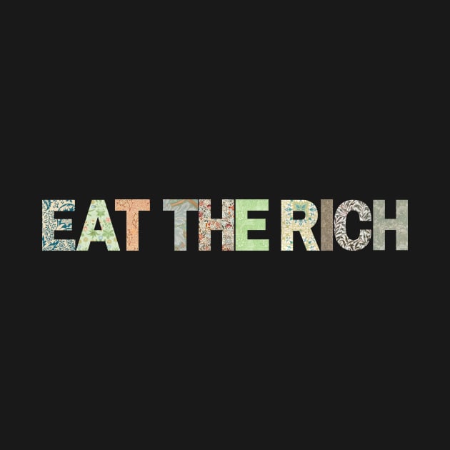 Eat the Rich (light horizontal variant) by Everyday Anarchism