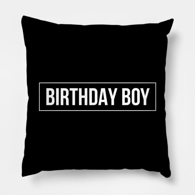 Birthday Boy Pillow by Textee Store