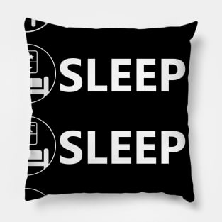 Eat Sleep Sleep Repeat Pillow