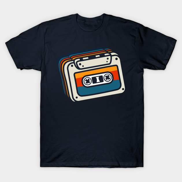 retro music - Cassette Tape - T-Shirt