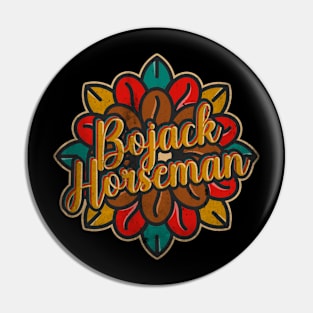 Bojack Floral coffee Pin