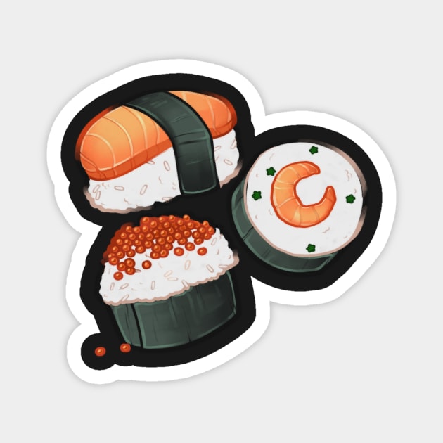 Sushi Magnet by MidnightTeashop