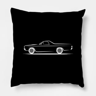 1970 Chevrolet El Camino White Pillow