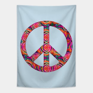 Peace hippie tie Tapestry