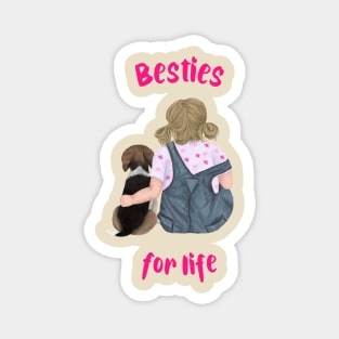 Besties For Life Magnet