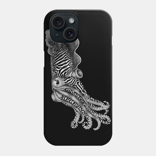 Cuttlefish Phone Case by Tim Jeffs Art