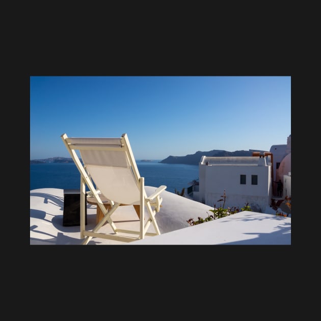 White deck chair. by sma1050