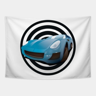 Sports Racecar Tapestry