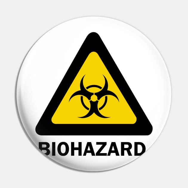 Biohazard Pin by pinesdesigns