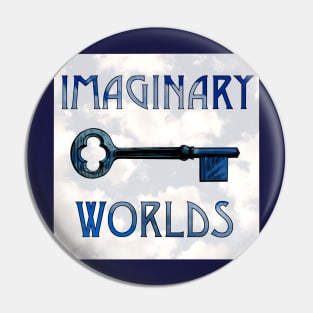 Imaginary Worlds vintage logo Pin