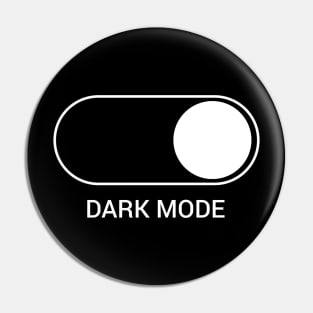 Dark Mode ON Minimal Design Pin