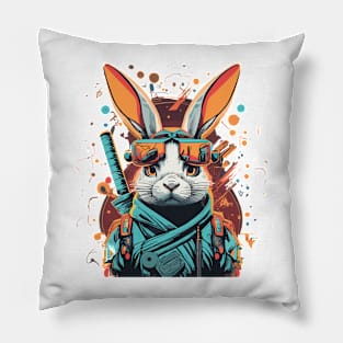 Apocalypse Rabbit Pillow