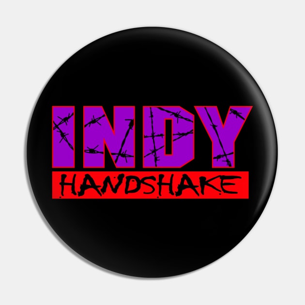Extreme Indy Handshake Purple Logo Pin by Indy Handshake