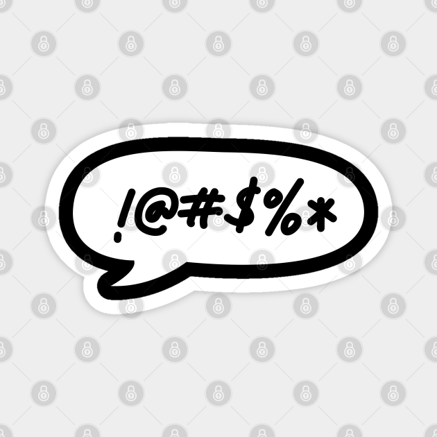 Swear Comics Speech Balloon Dialog Box Mask Design Face