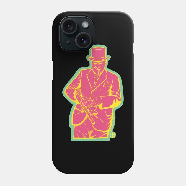 Winston Churchill Phone Case by Art from the Blue Room