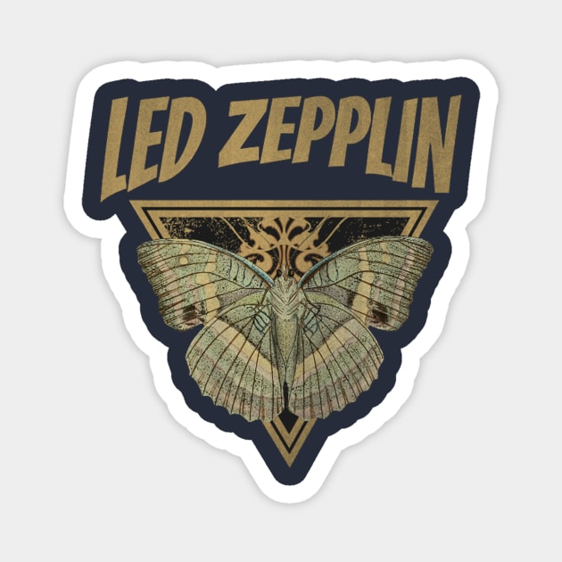 Led Zepplin // Fly Away Butterfly Magnet by CitrusSizzle