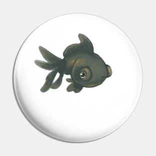 Black Moor Goldfish - cute pop eye goldfish Pin