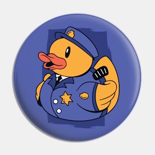 Police Rubber Ducky Pin