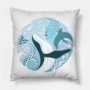 Insane Whale Pillow