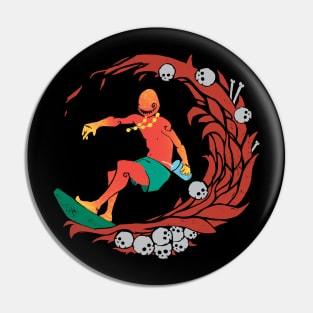 infernal surfer Pin