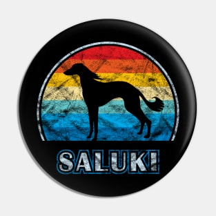 Saluki Vintage Design Dog Pin