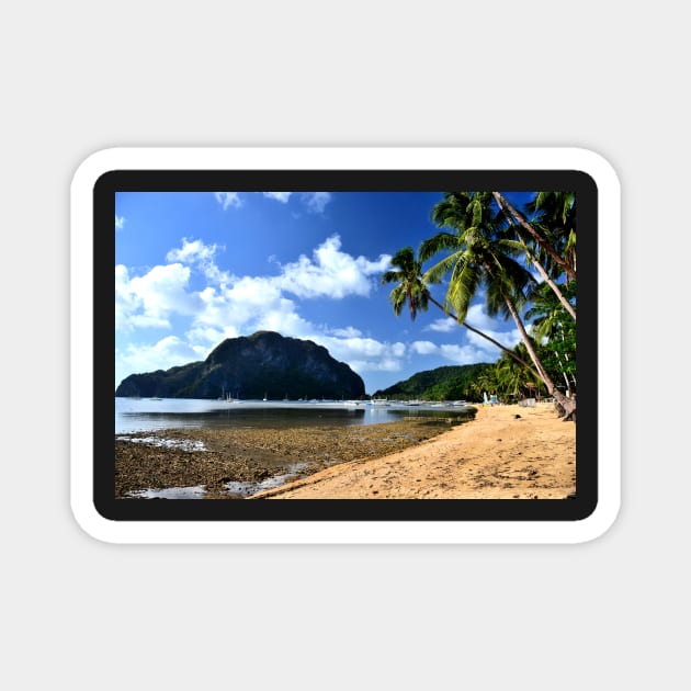 Plage El Nido, Philippines Magnet by franck380