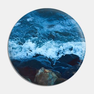 Sea and rocks Pin