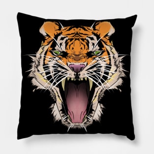 illustrated TIGER PRIDE series (no trim) Pillow