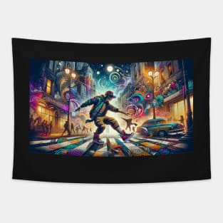 Rhythmic Rebellion: A Street Dance of Colors and Dreams Tapestry