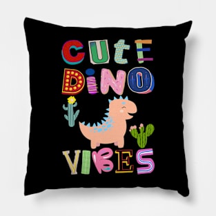 Cute Dino Vibes No. 2 Pillow