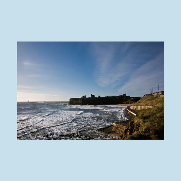 Rough Sea at King Edwards Bay, Tynemouth by Violaman