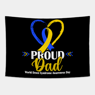 Proud Down Syndrome Dad Awareness Papa Tapestry