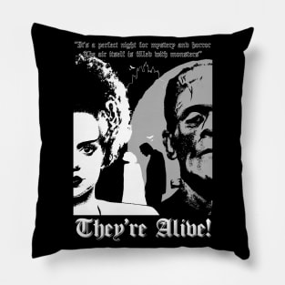 Frankenstein, It’s Alive, Bride of Frankenstein, Monsters Pillow