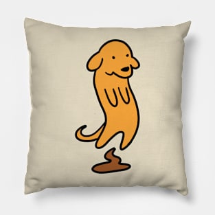 dog pooped Pillow