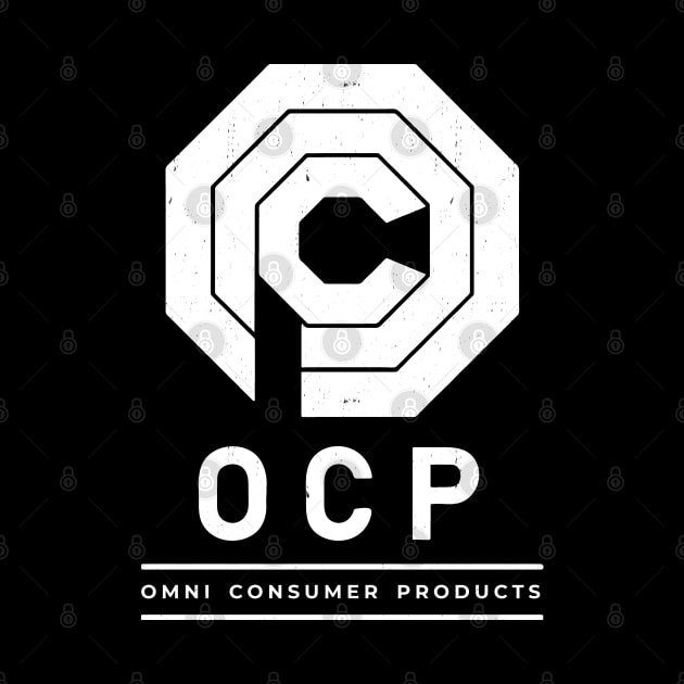 OCP - Omni Consumer Products - vintage logo by BodinStreet