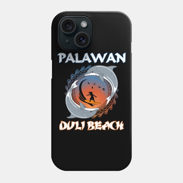 Palawan Duli Beach Phone Case by NicGrayTees