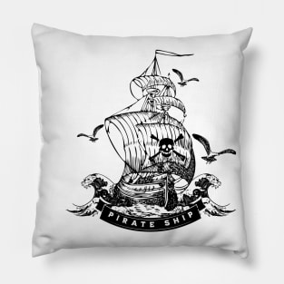 Pirate ship gift Pillow