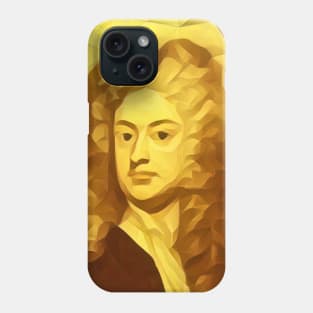 Joseph Addison Golden Portrait | Joseph Addison Artwork 9 Phone Case