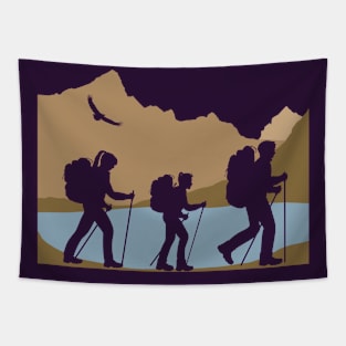 People in hike Tapestry