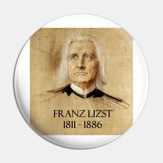 Great Composers: Franz Lizst Pin by Naves