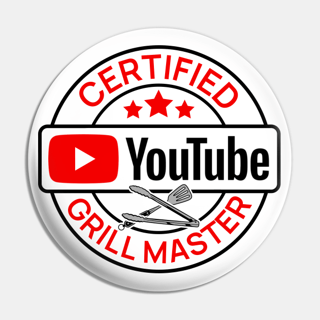 Certified YouTube Grill Master Pin by RuthlessMasculinity