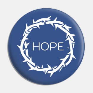 HOPE message inside Jesus Thorn. Christian conversation starter Pin