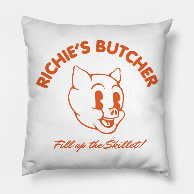 Richie's Butcher Pillow by Good Time Retro