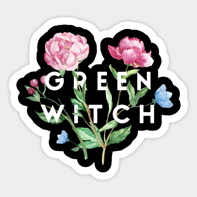 Green Witch - Witch - Sticker