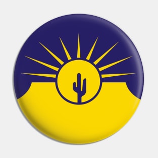 Mesa, Arizona City Flag Emblem Pin