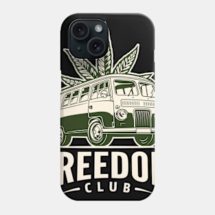 Weed Cannabis Freedom Truck Phone Case