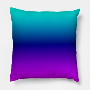 Aqua Ombre Pillow