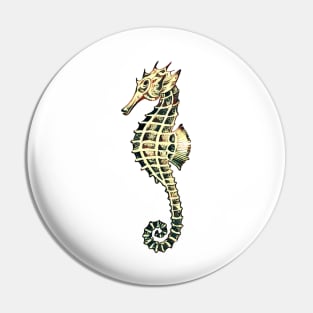 Seahorse drawing Pin